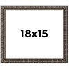 PosterPalooza | 18x15 Modern Bamboo Picture Frame, UV Acrylic, 5 Finishes - 2 of 4