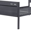 Cargo 79" Full Bed Gunmetal - Acme Furniture: Contemporary Metal Youth Bedroom Furniture, No Box Spring Needed - 4 of 4