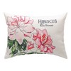 Dahlia & Hibiscus 13x18 inch Climaweave Pillow – Indoor/Outdoor Accent by Manual Woodworkers and Weavers - 3 of 3
