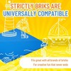 Strictly Briks Classic Baseplates, For Building Bricks, Bases for Tables, Mats, and More, Blue, 2 Pack, 16x16 Inches - 4 of 4