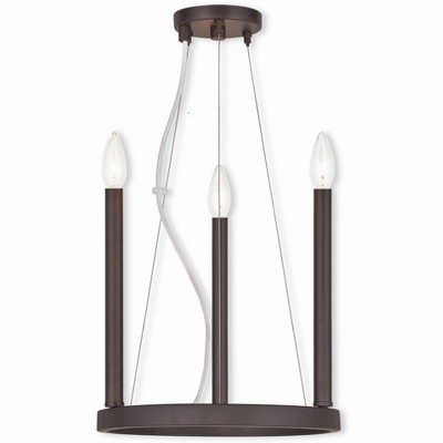 Livex Lighting Alpine 3 - Light Chandelier in  Bronze