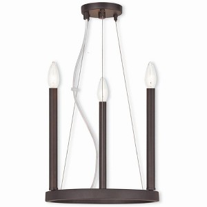Livex Lighting Alpine 3 - Light Chandelier in  Bronze - 1 of 4