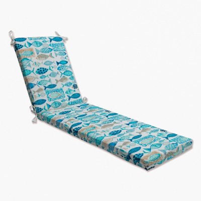 Hooked Nautical Outdoor Chaise Lounge Cushion - Pillow Perfect