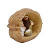 Transpac Gold Nut Shell Holy Family Decorative Object for Nativity Scene Christmas Tabletop Decoration Indoor Gift - 3 of 3