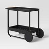Henning Patio Bar Outdoor Serving Cart Black - Threshold™ - 3 of 4