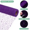 Unique Bargains Jacquard Net Mesh Flower Gift Wrapping Paper 180"x19.7" 1 Pc - 2 of 4