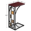 Yaheetech 2PCS Shaped Side Sofa Snack Table Coffee Tray End Table For Living Room - 3 of 4