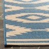 Linden LND171 Power Loomed Indoor/Outdoor Rugs - Safavieh - 3 of 4