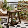 Gulches 3-Tier Small End Table, Rustic Brown Farmhouse Wooden Side Table Heavy-Duty Storage Sofa/Bedside Table - 2 of 3