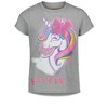 JoJo Siwa Little Girls 2 Pack Graphic T-Shirt Pink / Gray  - image 3 of 3