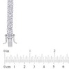 EVERLY JEWELRY | Sterling Silver 41 CT TGW Cubic Zirconia Tennis Bracelet- 7.25 in - 4 of 4