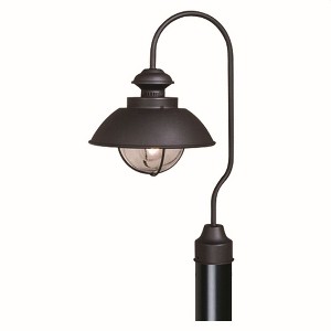 Vaxcel Harwich 1 - Light Post Light in  Textured Black - 1 of 4