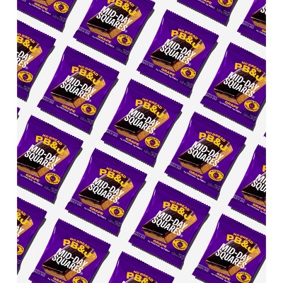 Mid-Day Squares Peanut Butter and Grape Jam Snack Bars - 18.64 oz/4pk