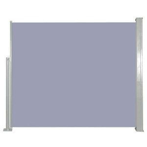 vidaXL Retractable Side Awning 47.2" x118.1" Gray - 1 of 4