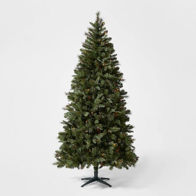 7.5ft Pre-lit Douglas Fir Artificial Christmas Tree AutoConnect Multicolored Lights - Wondershop™