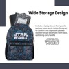Star Wars Allover Print Backpack - Darth Vader, Storm Trooper, Yoda, Luke Skywalker, Han Solo and Chewbacca - Adult and Kids School Bag - 3 of 4