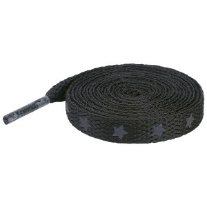 INSPIRE CHIC Reflective Stars Colorful Cool Flat Shoe Laces for Athletic Running Sneakers 2 Pairs - 1 of 4