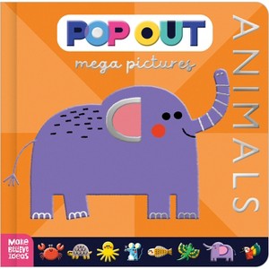 Pop Out Mega Pictures Animals - by  Zaina Abbas (Board Book) - 1 of 1