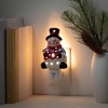 6"H Sullivans Christmas Whimsy Joy Snowman Nightlight  Multicolor - 3 of 4