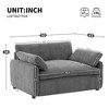 Kumasinova 50 Inch Chenille Single Sofa Chair with 2 Pillows,Deep Seat Accent Chair,Couch for Living Room,Apartment,Office - 2 of 4