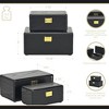 Cheung's Sable Set of 2 Boxes with Gold Handles - Black - 3 of 4