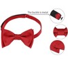 Allegra K Men's Solid Color Self-tied Formal Wedding Party Tuxedo Adjustable Bow Ties - 3 of 4