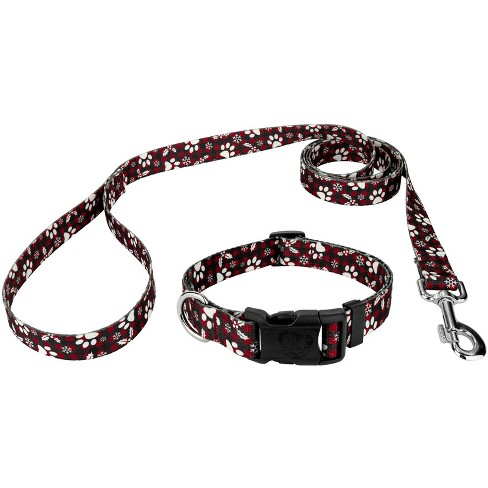 Christmas plaid 2024 dog collar