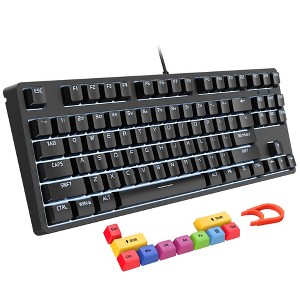 Mechanical Keyboard,75%  Custom Hot Swappable Keyboard,Gasket Mount Gaming Keyboard,for Mac/Windows/Android (Black) - 1 of 4