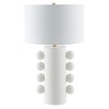 Hudson and Canal Tall Ceramic Table Lamp with Fabric Shade - 2 of 4