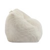 Lyngins Velvet Bean Bag Sofas with Shredded Foam for Kids and Adults,Comfy Lazy Sofa Chairs for Living Room - 4 of 4