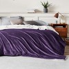 Bedsure | Solid Faux Shearling Fleece Blanket Warm Soft and Stylish - 3 of 4