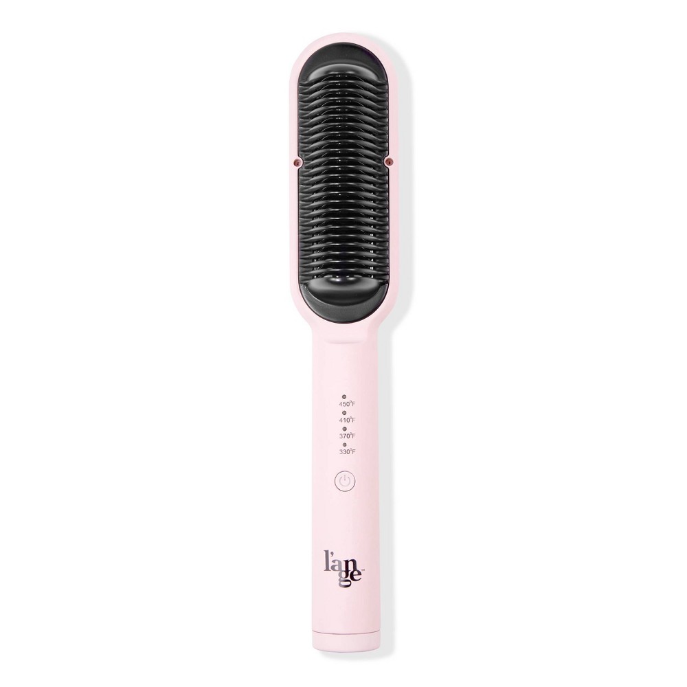 L'ange Hair Smooth-it Classic Heated Straightening Brush - Blush - 2"