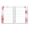Pink Ribbon Essential Daily Appointment Book, Pink Daisy Artwork, 8 x 5, Navy/Gray/Pink Cover, 12-Month (Jan to Dec): 2026 - 4 of 4