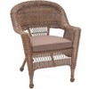 HomeStock Honey Coastal Craftsman Chair Set of 2 with Cushions - 2 of 4