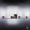 Urban Ambiance Luxury Cosmopolitan Bathroom Vanity Light,  7.375"H x 32.5"W,  Olde Bronze Finish, UHP2515 - 3 of 4