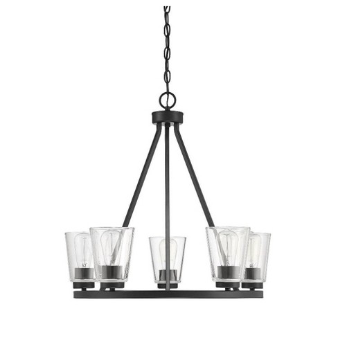 Savoy House Calhoun 5 - Light Chandelier In Matte Black : Target