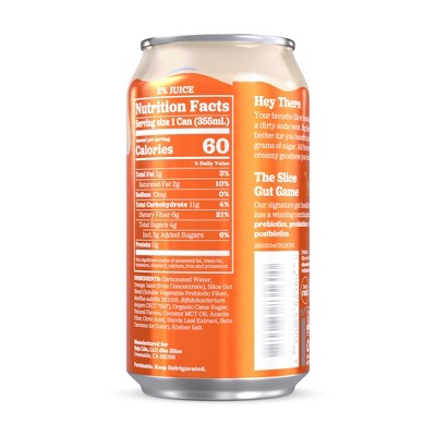 Slice Orange Dirty Soda - 12 fl oz