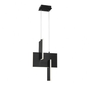 Eurofase Lighting Coburg 1 - Light Pendant in  Black - 1 of 2