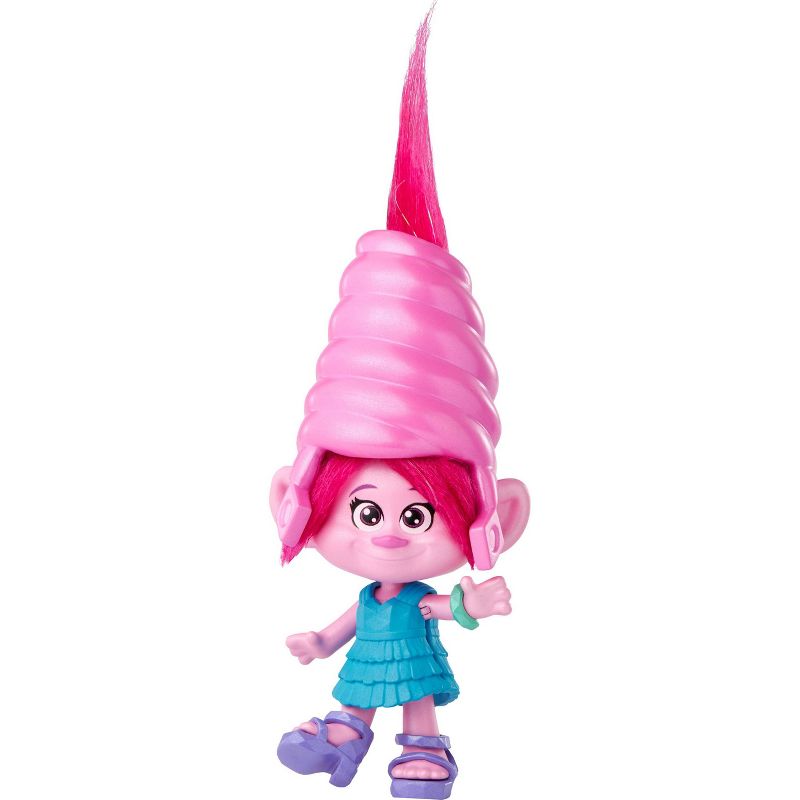 DreamWorks Trolls Band Together Hairageous Wardrobe Queen Poppy Small Doll &#38; Accessories Playset, 3 of 7
