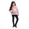 Andy & Evan  Toddler  Oatmeal/Purple Ombre Striped Sweater & Legging Set - 2 of 4