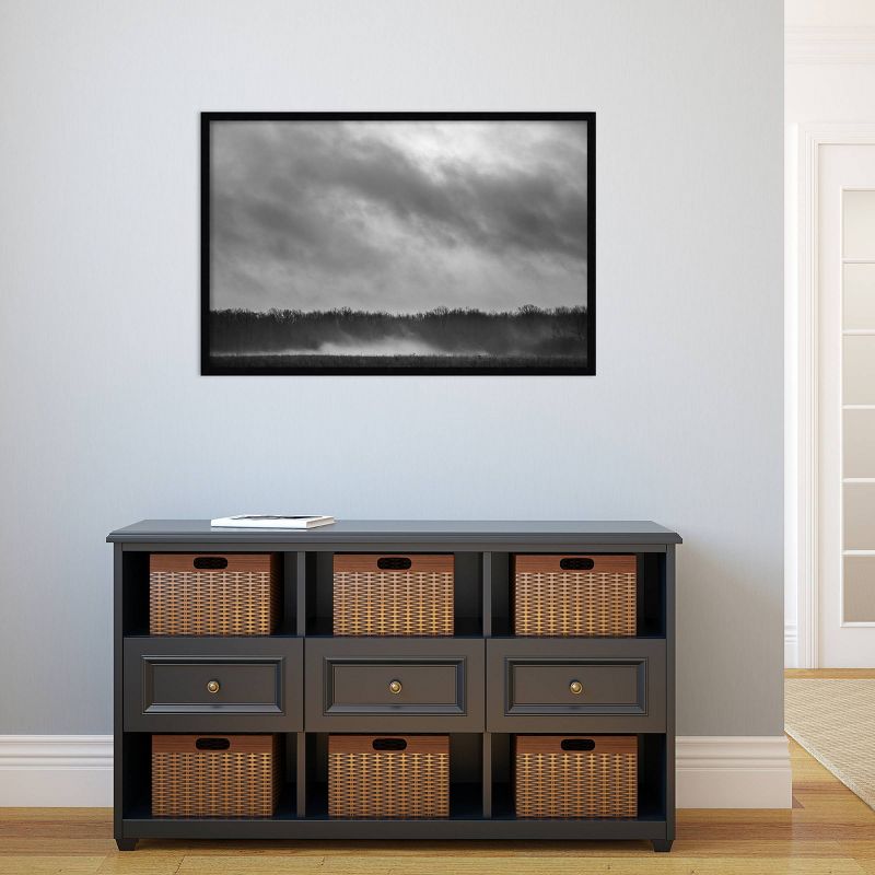 36&#34; x 24&#34; Winter Wind by F2images Framed Wall Art Print Black - Amanti Art, 6 of 11