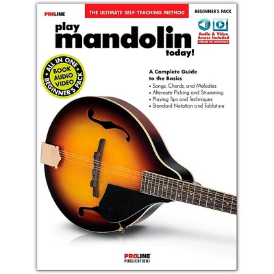 Proline Proline Play Mandolin Today Beginner's Pack Book/Audio & Video Online