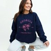 Simply Sage Market Women's Graphic Sweatshirt Embroidered Georgia Cherokee Rose - PINK - 2 of 4