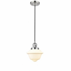 Oxford - 1 Light Cord Hung Mini Pendant In Traditional Style-8 Inches Tall and 7.5 Inches Wide - 1 of 1