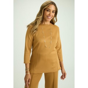 Jessica London Perfectease Boatneck Top - 1 of 2