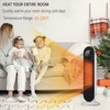 SUGIFT 1500W Electric Oscillating Ceramic Tower Space Heater, White - 3 of 4