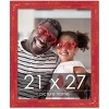 PosterPalooza | Shabby Chic Red Picture Frame - UV Acrylic, Foam Board Backing, Hanging Hardware - 2 of 4