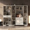 FUFU&GAGA Multifunctional Modular Storage Cabinet Bookcase Display Cabinet with Adjustable Shelving, Drawers & Safety Features - 3 of 4