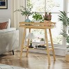 Bamboo Plant Stand Indoor, 2 Tier Plant Table for Indoor Plants, Window Tall Plant Bench Shelf Flower Pot Holder for Living Room Patio Balcony - 4 of 4