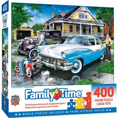 MasterPieces Inc Three Generations 400 Piece Large EZ Grip Jigsaw Puzzle